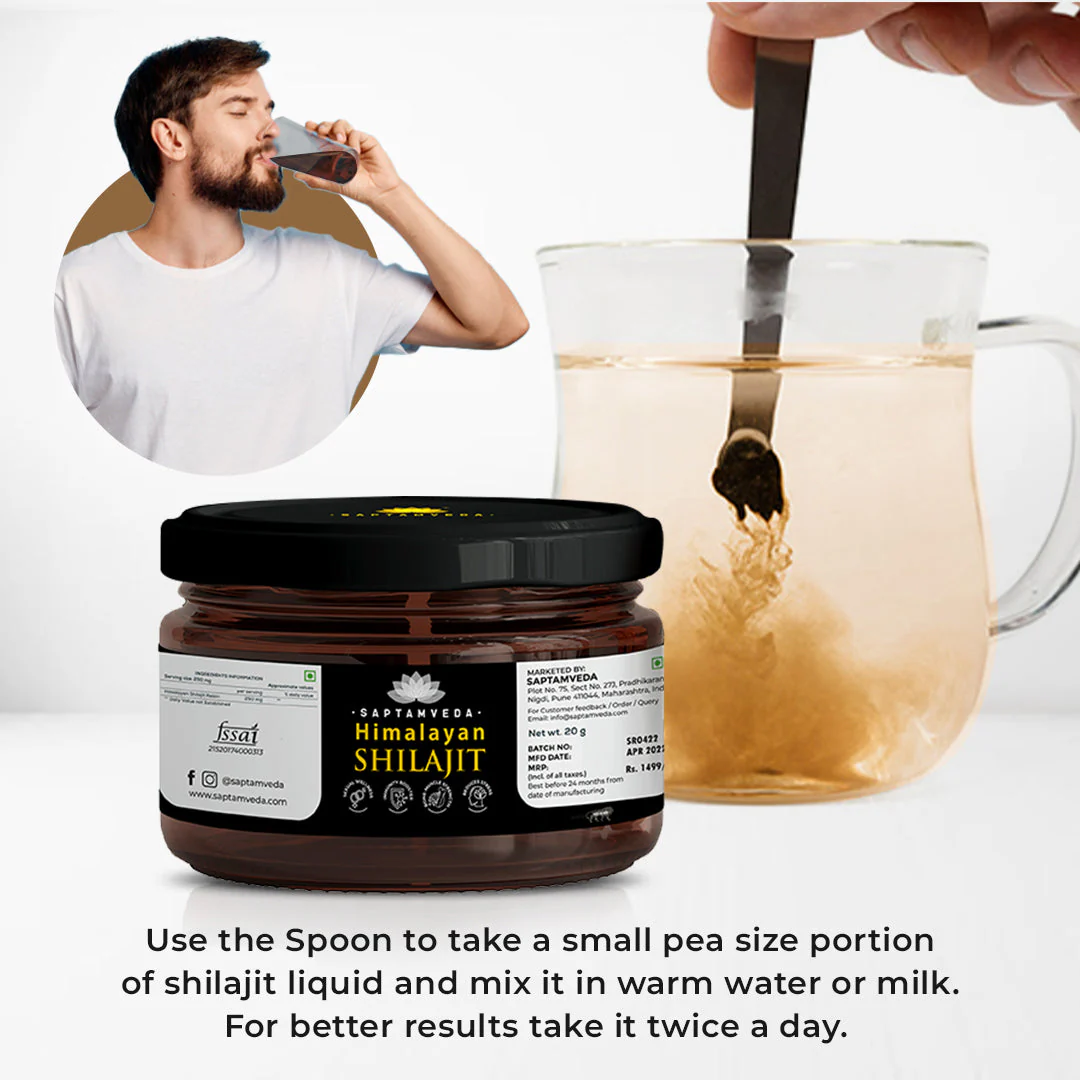 Himalayan Shilajit Resin - Natural Energy & Strength Booster, 20g - Image 4