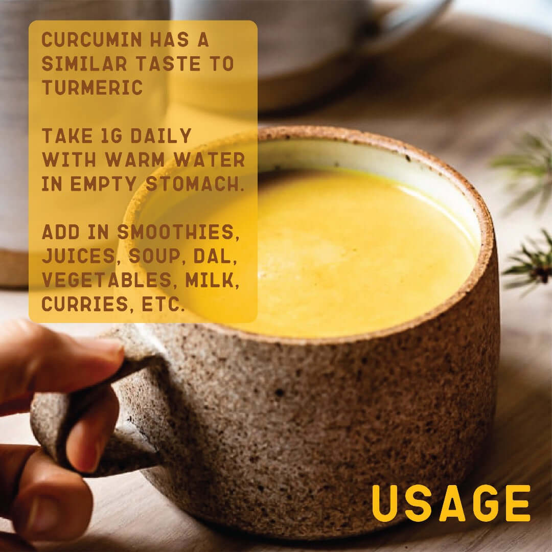 Premium Curcumin Powder - 95% Curcuminoids for Inflammation & Joint Health, 50g - Image 4