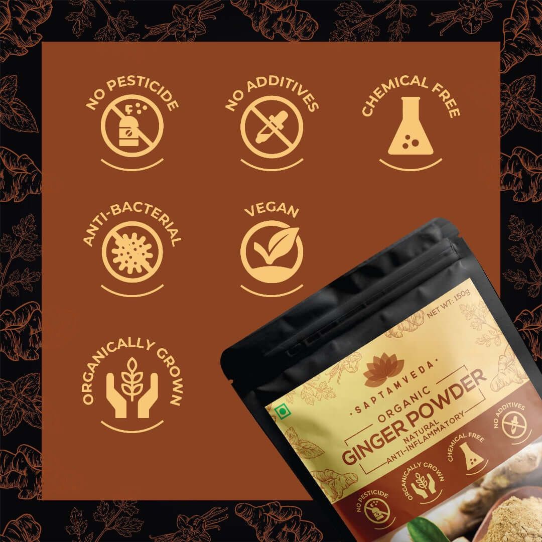 Buy Organic Dry Ginger Powder - Natural Digestive Support & Wellness Boost - Image 3
