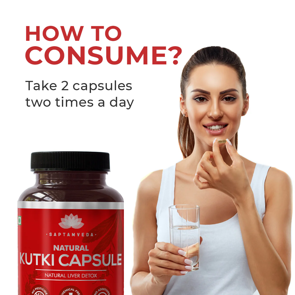 Natural Kutki Capsules - Liver Detox & Digestive Health Support, 60 Capsules - Image 5
