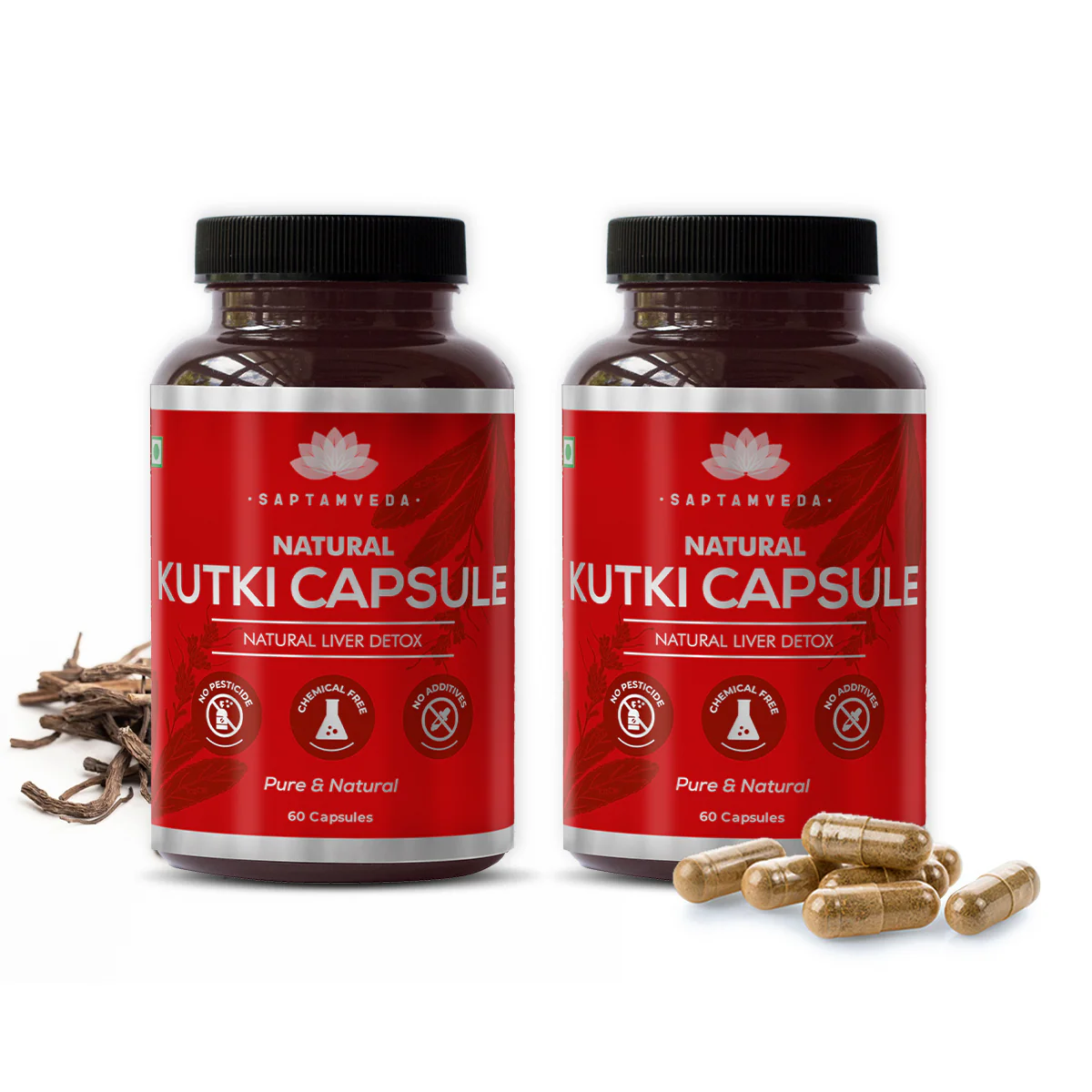 Natural Kutki Capsules - Liver Detox & Digestive Health Support, 60 Capsules - Image 6