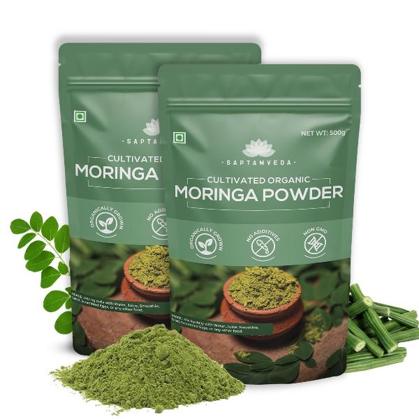 Saptamveda Organic Moringa Leaf Powder - Metabolism & Energy Support - Image 8