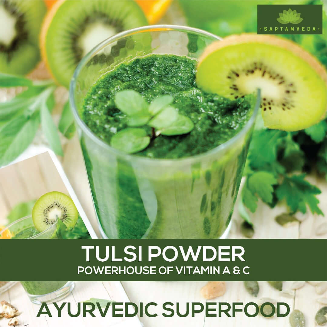 Organic Tulsi Powder - Stress Relief & Immune Boost, 150g - Image 4