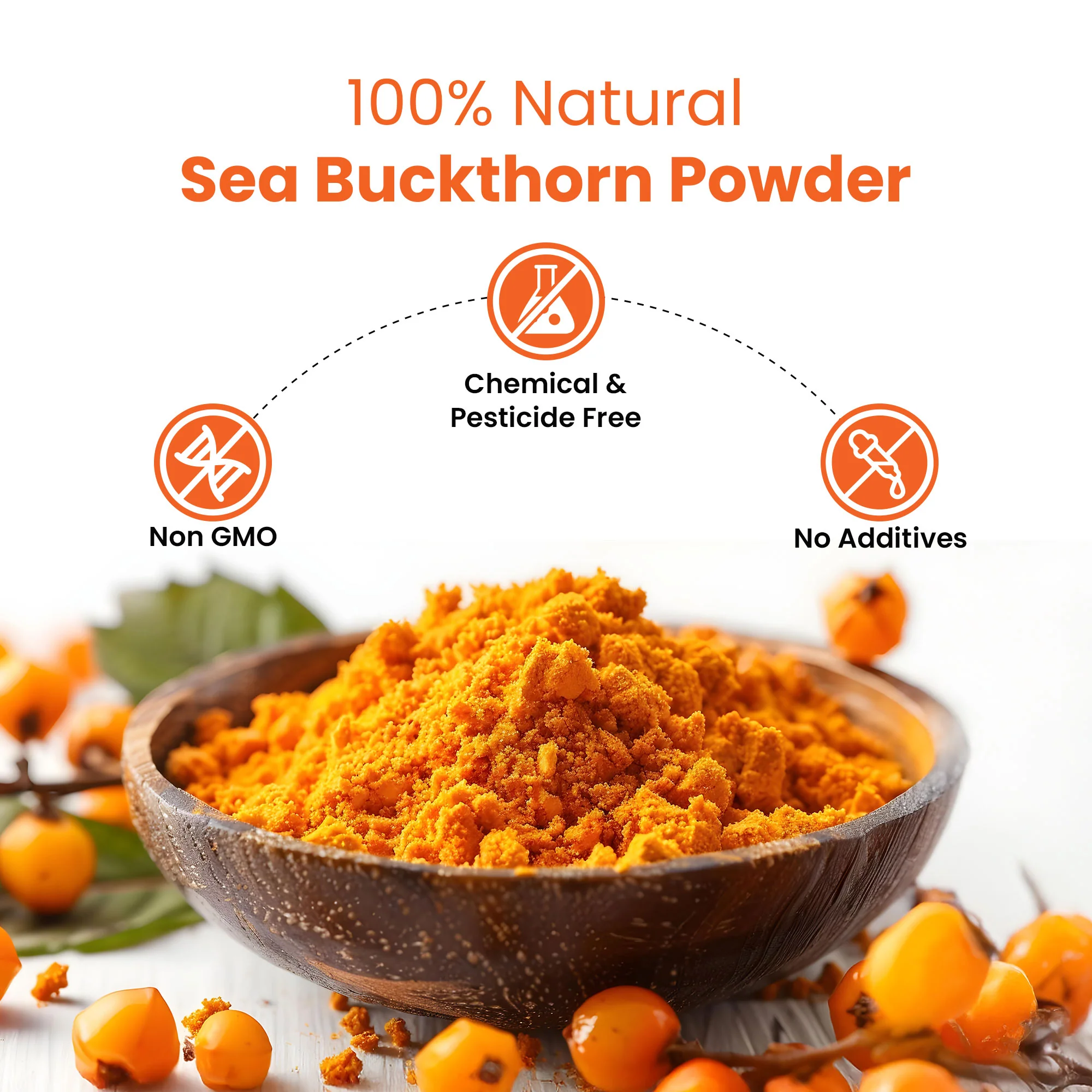 Apple Beetroot Carrot & Seabuckthorn Powder 200gm each | Tin Combo - Image 4