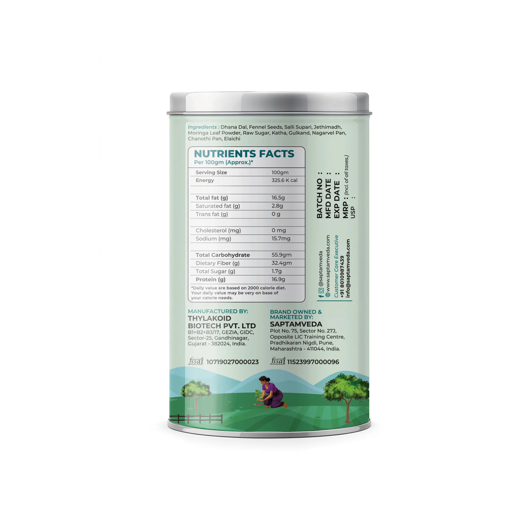 Saptamveda Moringa Pan Mukhwas – Refreshing Digestive Mouth Freshener - Image 3